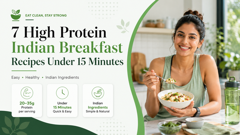 7 High-Protein Indian Breakfast Recipes Under 15 Minutes
