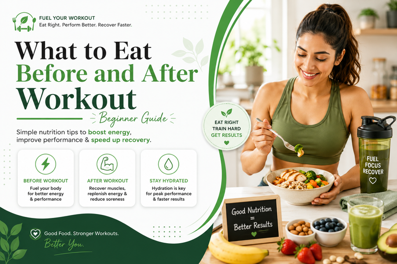 What to Eat Before and After Workout (Beginner Guide)