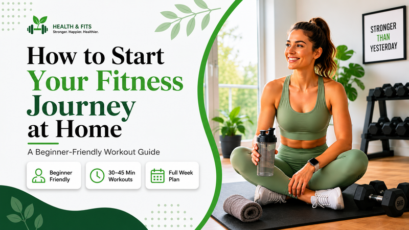 How to Start Your Fitness Journey at Home (Step-by-Step Guide)